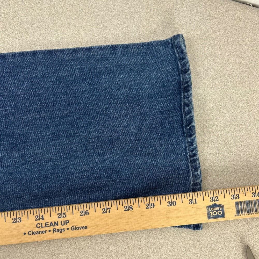 Old Navy Wow Flare Jeans Women 2 Blue High Rise Medium Wash Stretch Denim - Picture 10 of 12